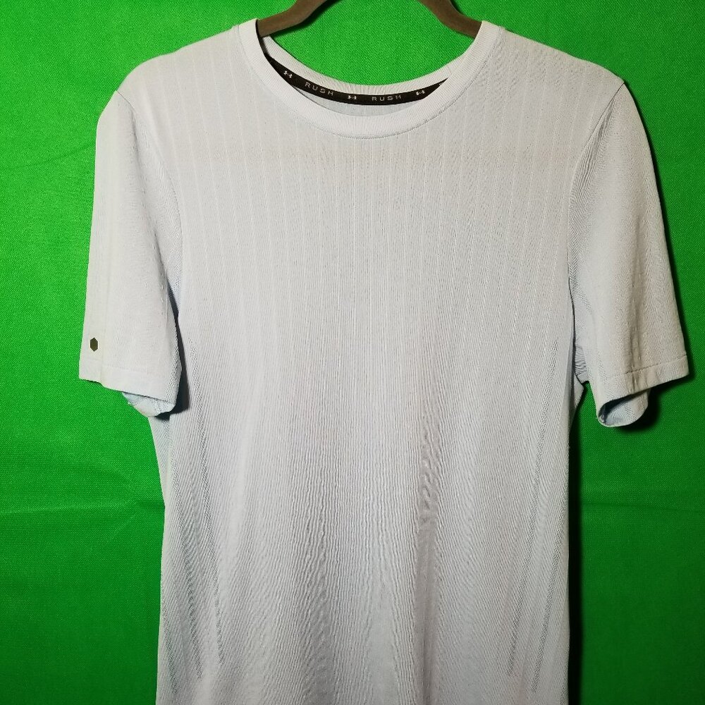Under Armour Rush Shirt Mens Small HeatGear Celliant Athletic Training Tee‎ Gym